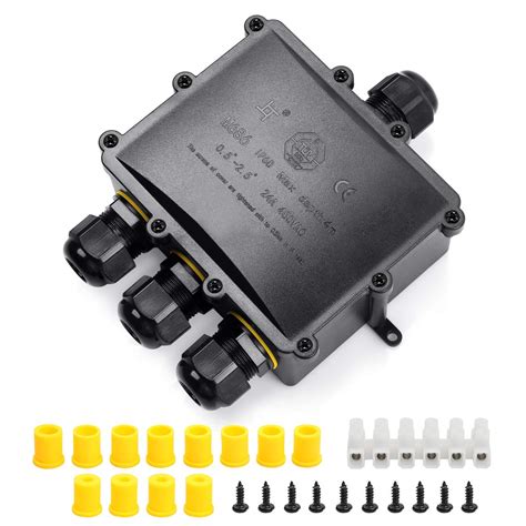 waterproof video junction box amazn|4x4 weatherproof electrical junction box.